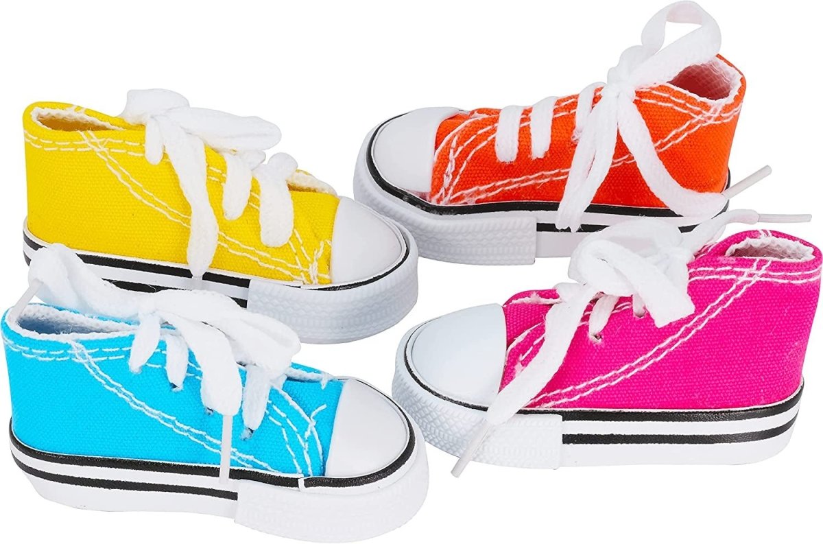Mini Sneaker Bird Cage Toys, 4 Pack