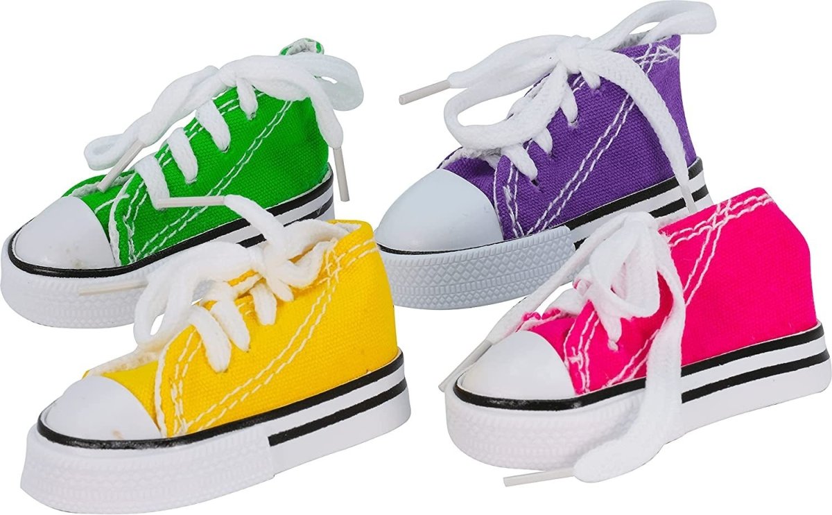 Mini Sneaker Bird Cage Toys, 4 Pack