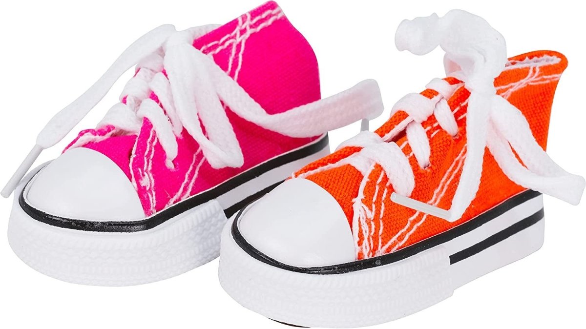 Mini Sneaker Bird Cage Toys, 4 Pack