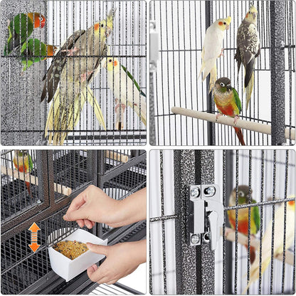 41.5 in Stackable Divided Bird Breeder Cage
