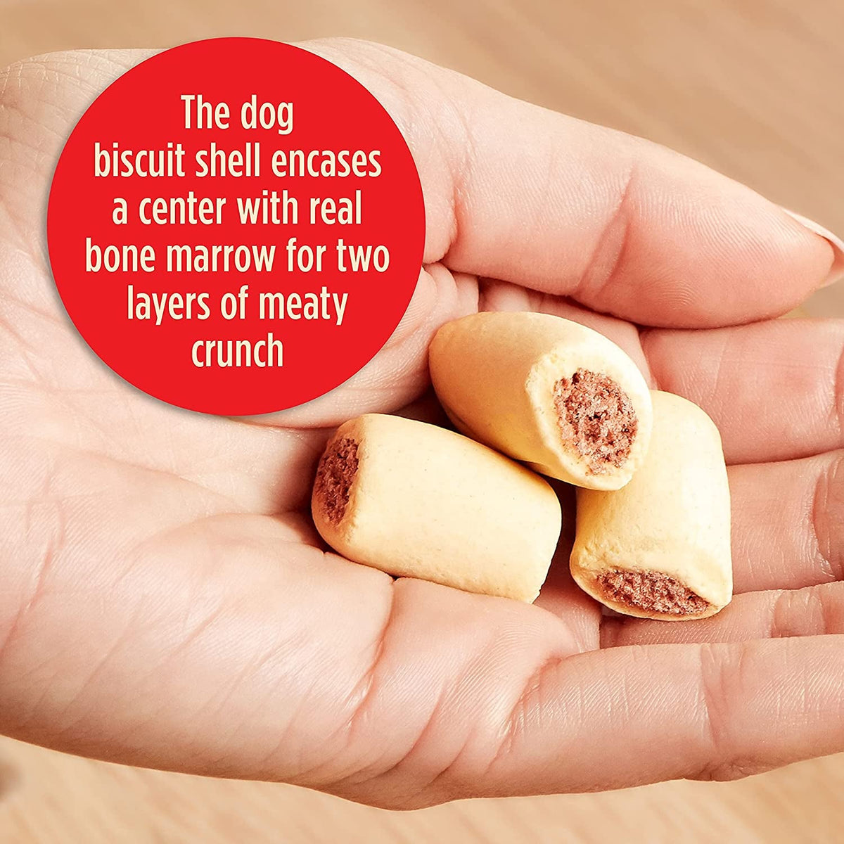 Milk-Bone MaroSnacks Dog Treats with Real Bone Marrow, Beef, 40 oz