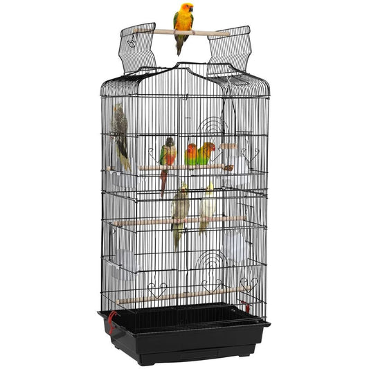 41 in Open Top Birdcage with Slide-Out Tray