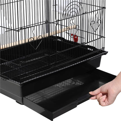 41 in Open Top Birdcage with Slide-Out Tray