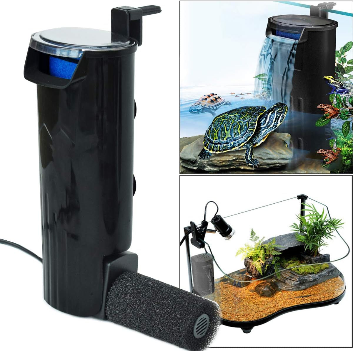 Waterfall Flow Filter for Turtle and Reptile Tanks
