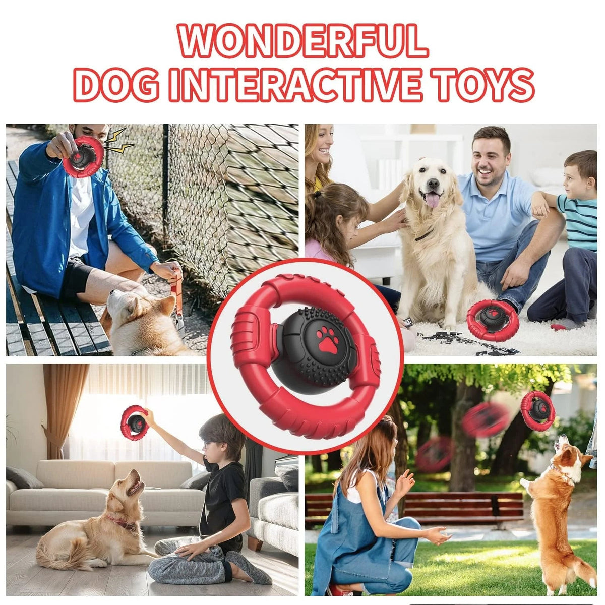 Extreme Tough Rubber Dog Chew Toy