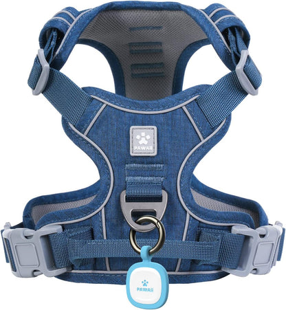 No-Pull Dog Harness with ID Tag for Small Dogs