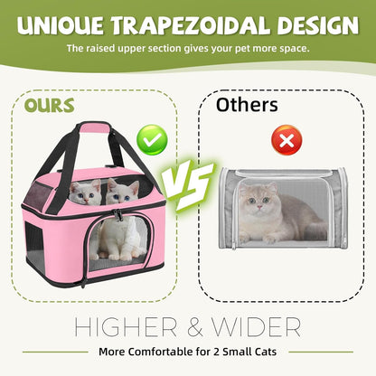 Airline-Approved Cat Carrier Backpack, Up to 20 lbs