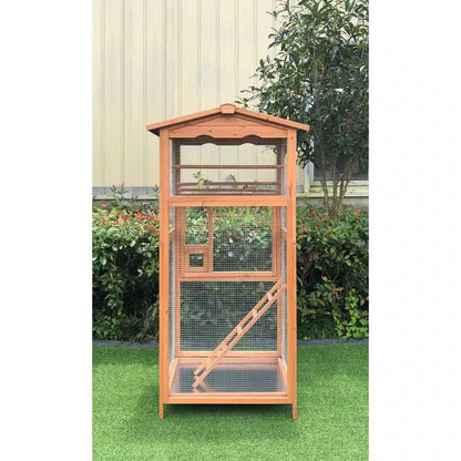 Outdoor Wooden Bird Cage Aviary