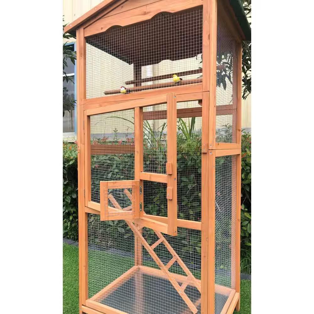 Outdoor Wooden Bird Cage Aviary
