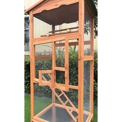 Outdoor Wooden Bird Cage Aviary