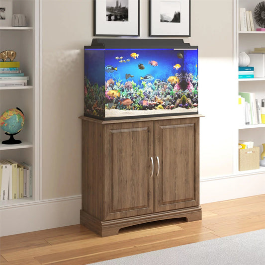 Alta Vista Aquarium Stand, 29-37 Gallon, Rustic Oak