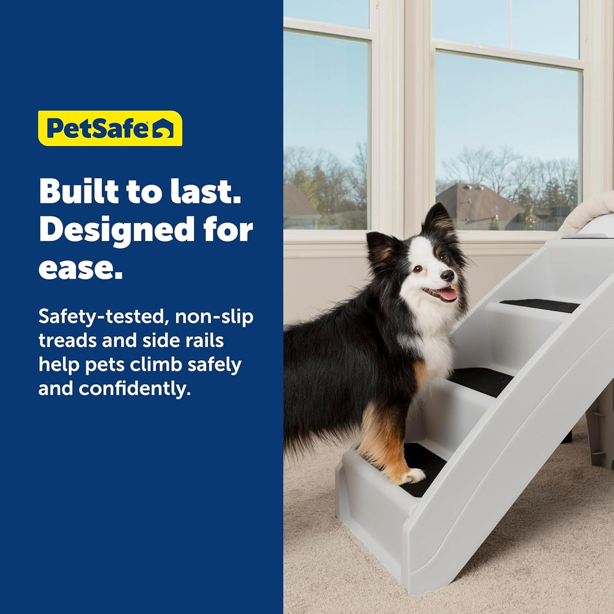 Foldable Non-Slip Dog Stairs for Beds and Sofas