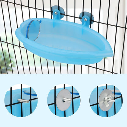 Portable Bird Bath with Mirror