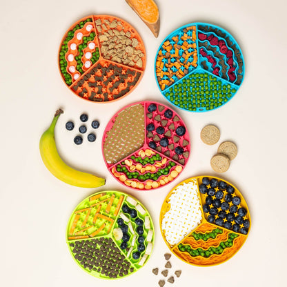 Yellow Lick Mat for Dogs & Cats, Suction Cups — additional photo 2