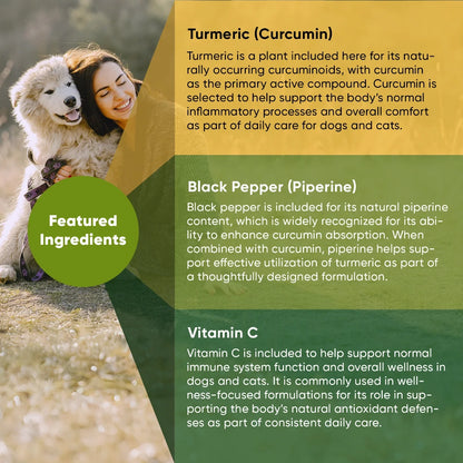 Turmeric, Black Pepper & Vitamin C Supplement