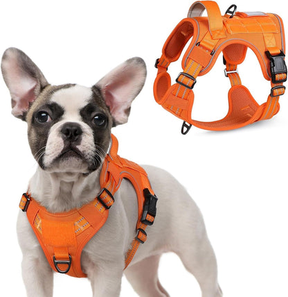 MOLLE Tactical No-Pull Dog Harness, Medium to Large