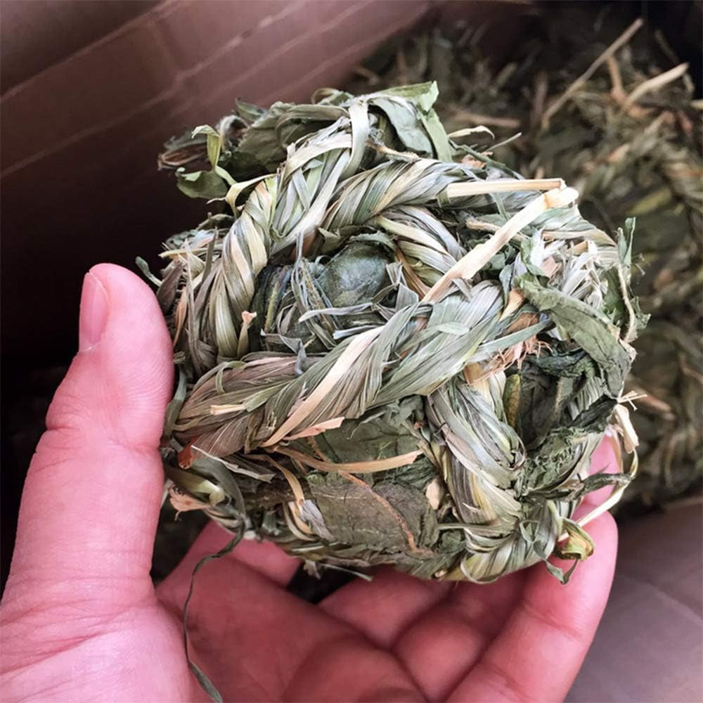 Timothy Grass Chew Balls for Rabbits, Hamsters & Guinea Pigs