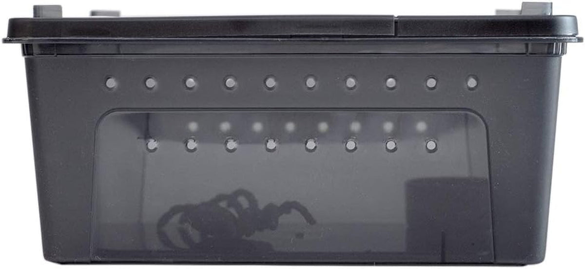 Portable Stackable Reptile Terrarium, Medium, Black