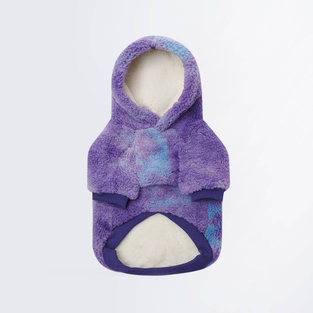 Berrylicious pink Fluffdreams fleece blanket dog hoodie - view 2