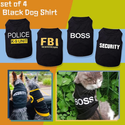 Dog Shirts for Small Dogs, 4 Pack