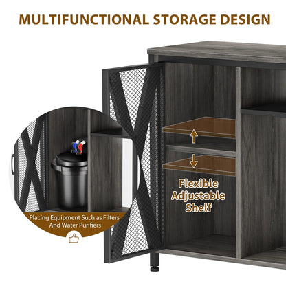 Aquarium Stand with Power Outlets, 40-50 Gallon