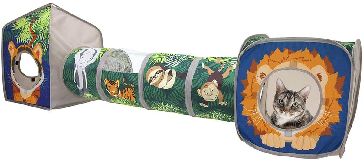 Jungle Cat Cube Combo with House and Tunnel