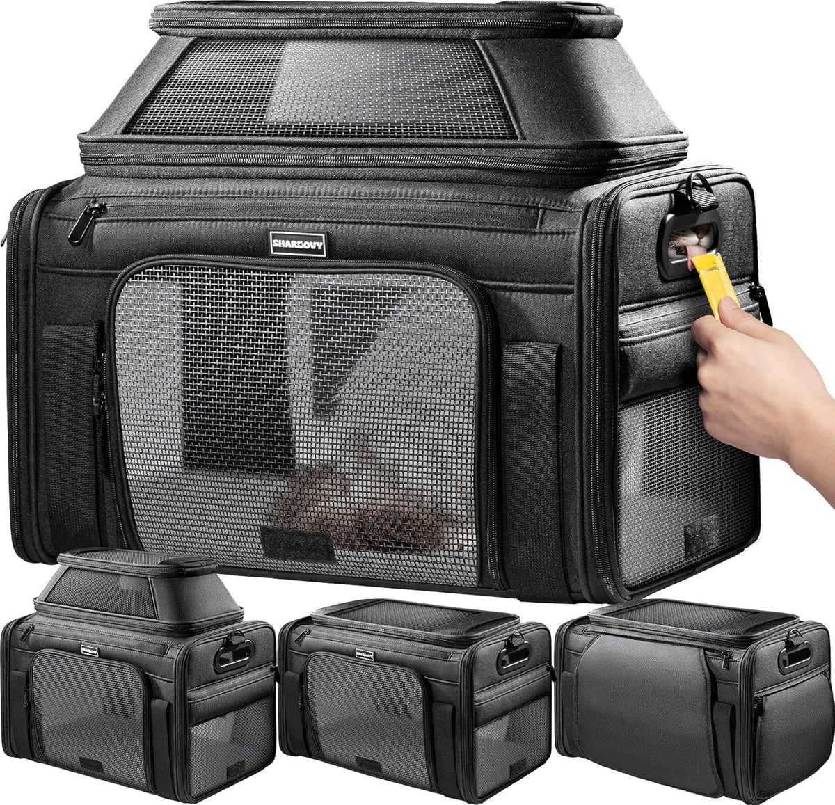 Expandable Airline-Approved Soft Pet Carrier