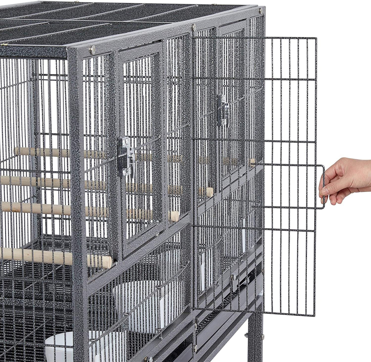 41.5 in Stackable Divided Bird Breeder Cage