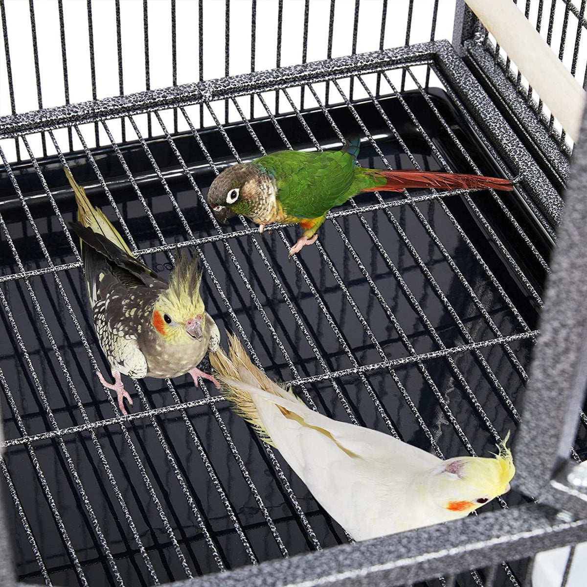 41.5 in Stackable Divided Bird Breeder Cage
