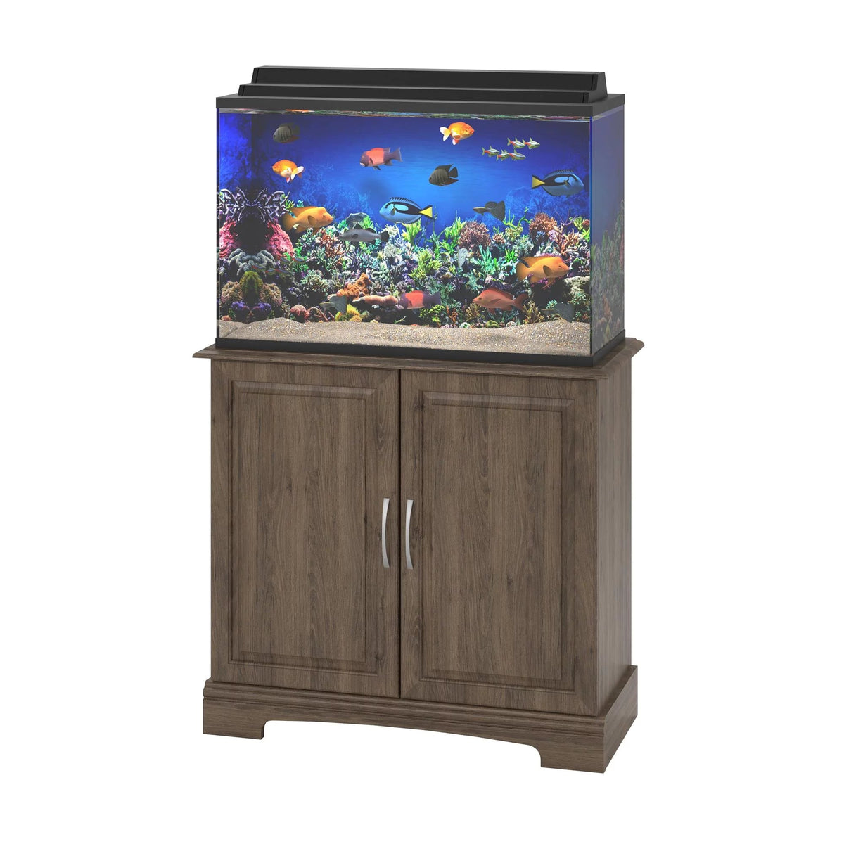 Alta Vista Aquarium Stand, 29-37 Gallon, Rustic Oak