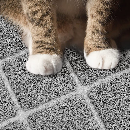 Non-Slip Cat Litter Mat with Waterproof Backing, 35 x 23 in