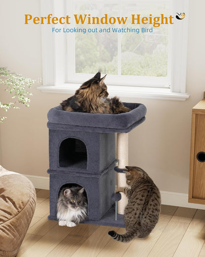 24 in Cat Tower with Perch, Condos and Scratching Post