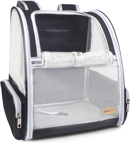 Ventilated Cat Carrier Backpack for Cats and Small Dogs