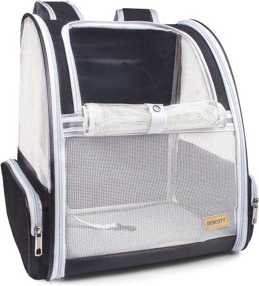 Ventilated Cat Carrier Backpack for Cats and Small Dogs