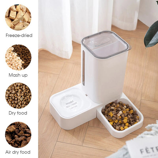 2-in-1 Automatic Pet Feeder and Water Dispenser