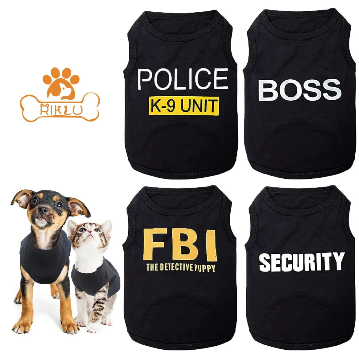 Dog Shirts for Small Dogs, 4 Pack