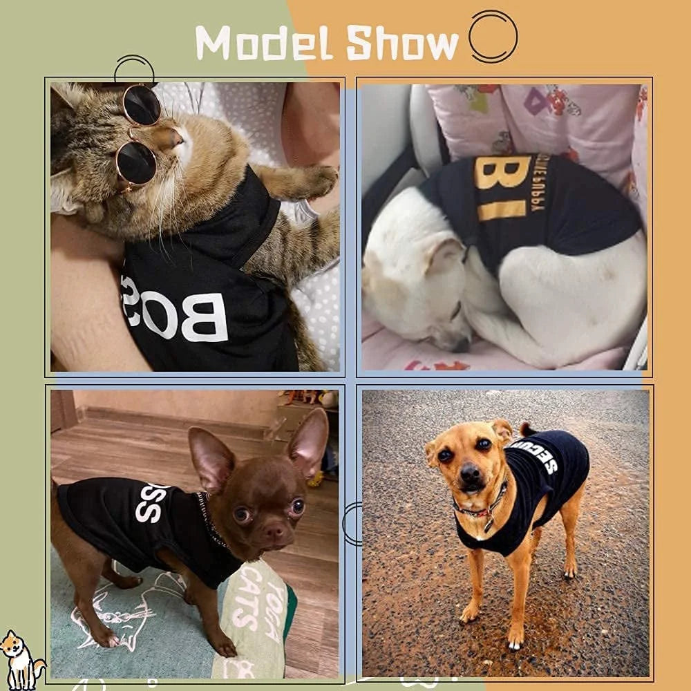 Dog Shirts for Small Dogs, 4 Pack