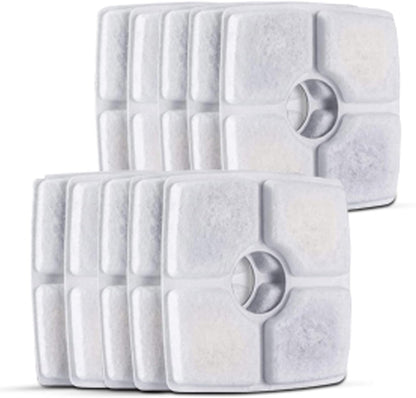 Cat Water Fountain Replacement Filters, 10 Pack