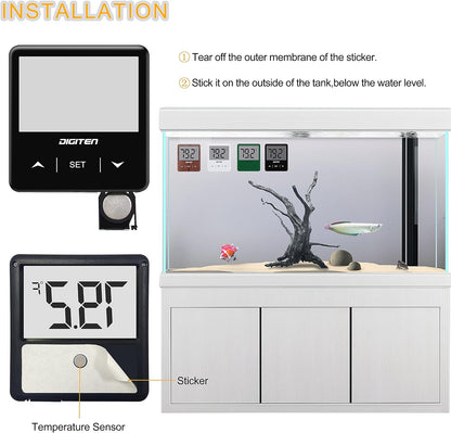 Cordless Digital Aquarium Thermometer