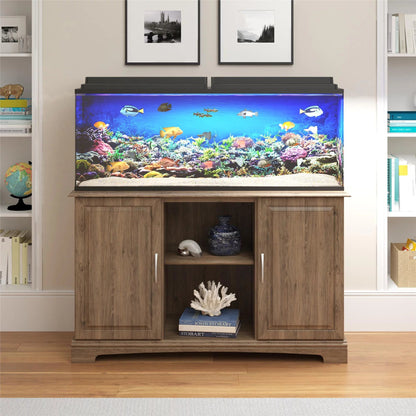 Alta Vista Aquarium Stand, 50-75 Gallon, Rustic Oak