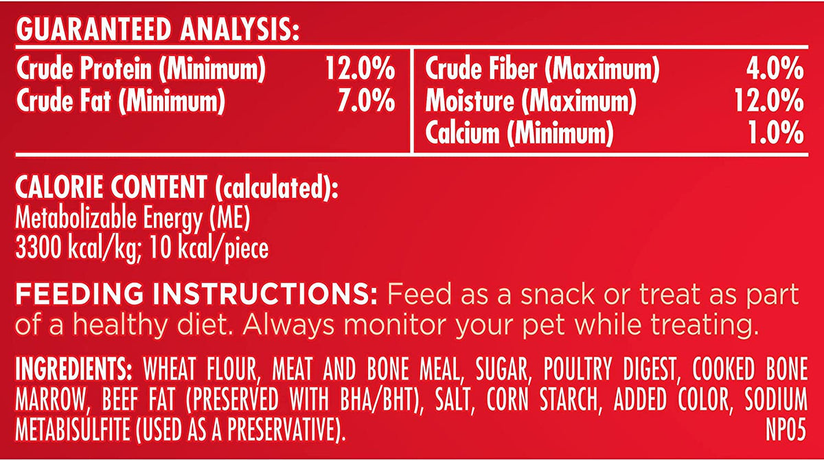 Milk-Bone MaroSnacks Dog Treats with Real Bone Marrow, Beef, 40 oz