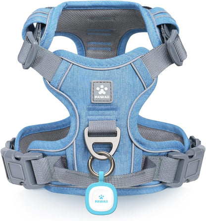 No-Pull Dog Harness with ID Tag for Small Dogs