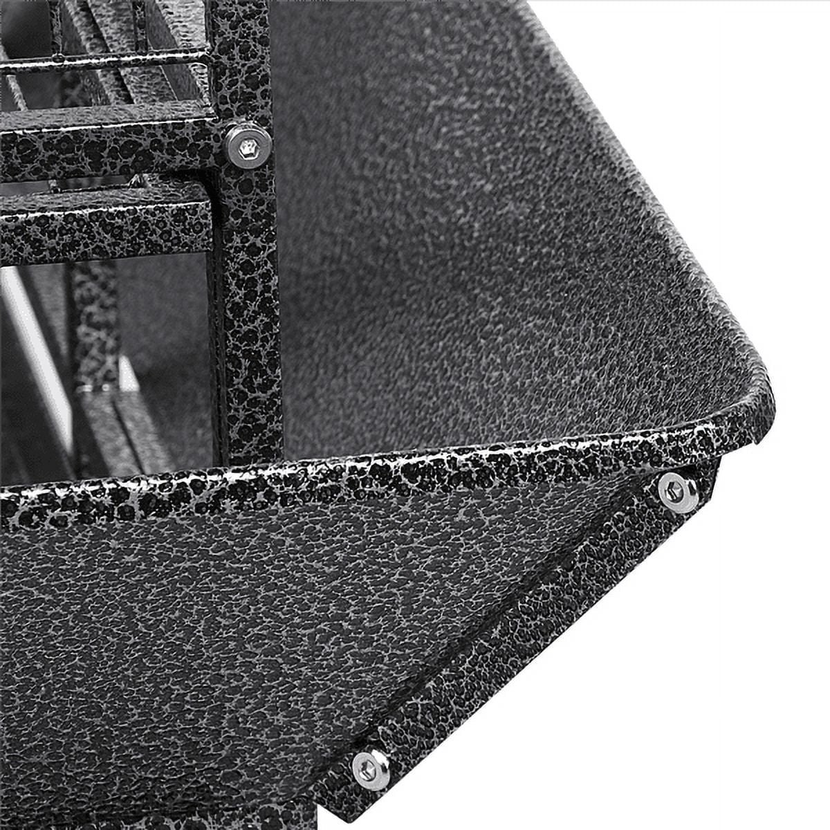 68.5 in Metal Rolling Parrot Cage, Black
