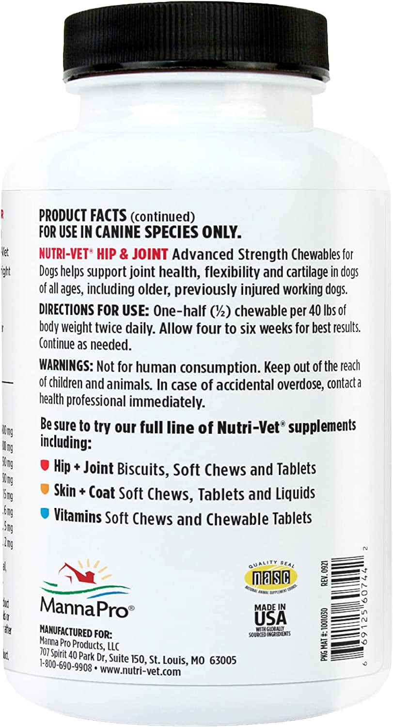 Advanced Strength Joint Chews for Dogs