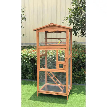 Outdoor Wooden Bird Cage Aviary