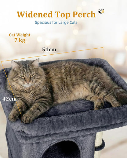 24 in Cat Tower with Perch, Condos and Scratching Post