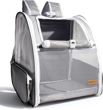 Ventilated Cat Carrier Backpack for Cats and Small Dogs