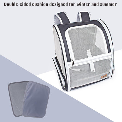 Ventilated Cat Carrier Backpack for Cats and Small Dogs