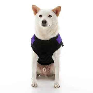 Violet quilted step-in bomber vest for dogs - view 2