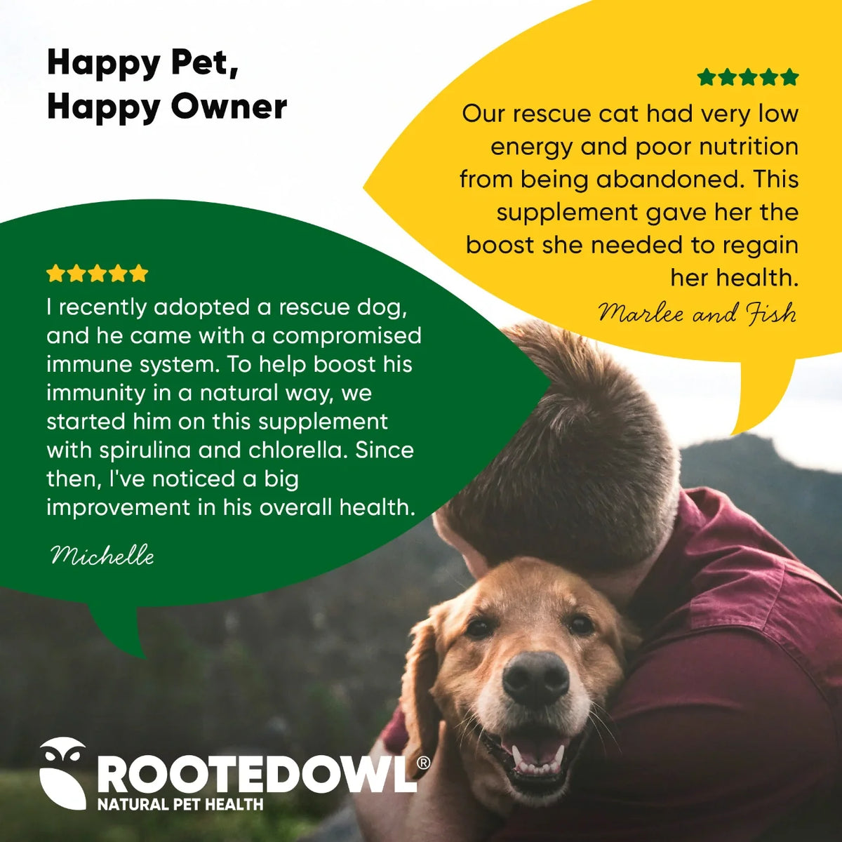 Spirulina & Chlorella Supplement for Dogs and Cats